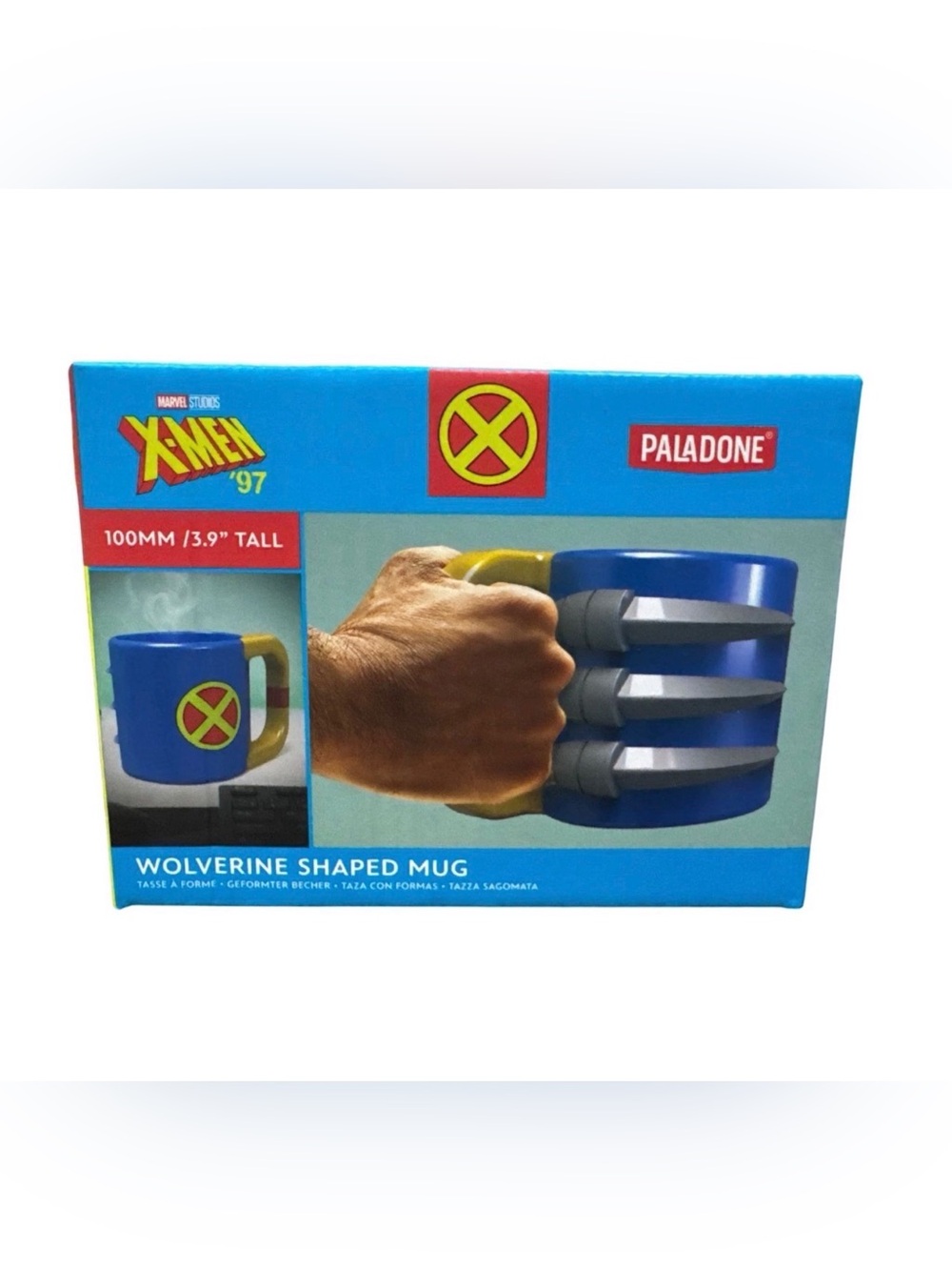 X-Men Wolverine Shaped Blue Mug